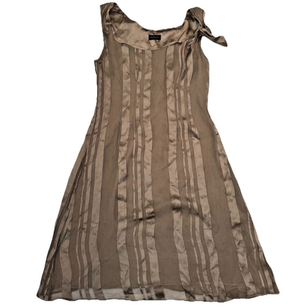 Bruns Bazaar Silk Dress EU 36 US XS Scandinavian Boho Tiered Sleeveless